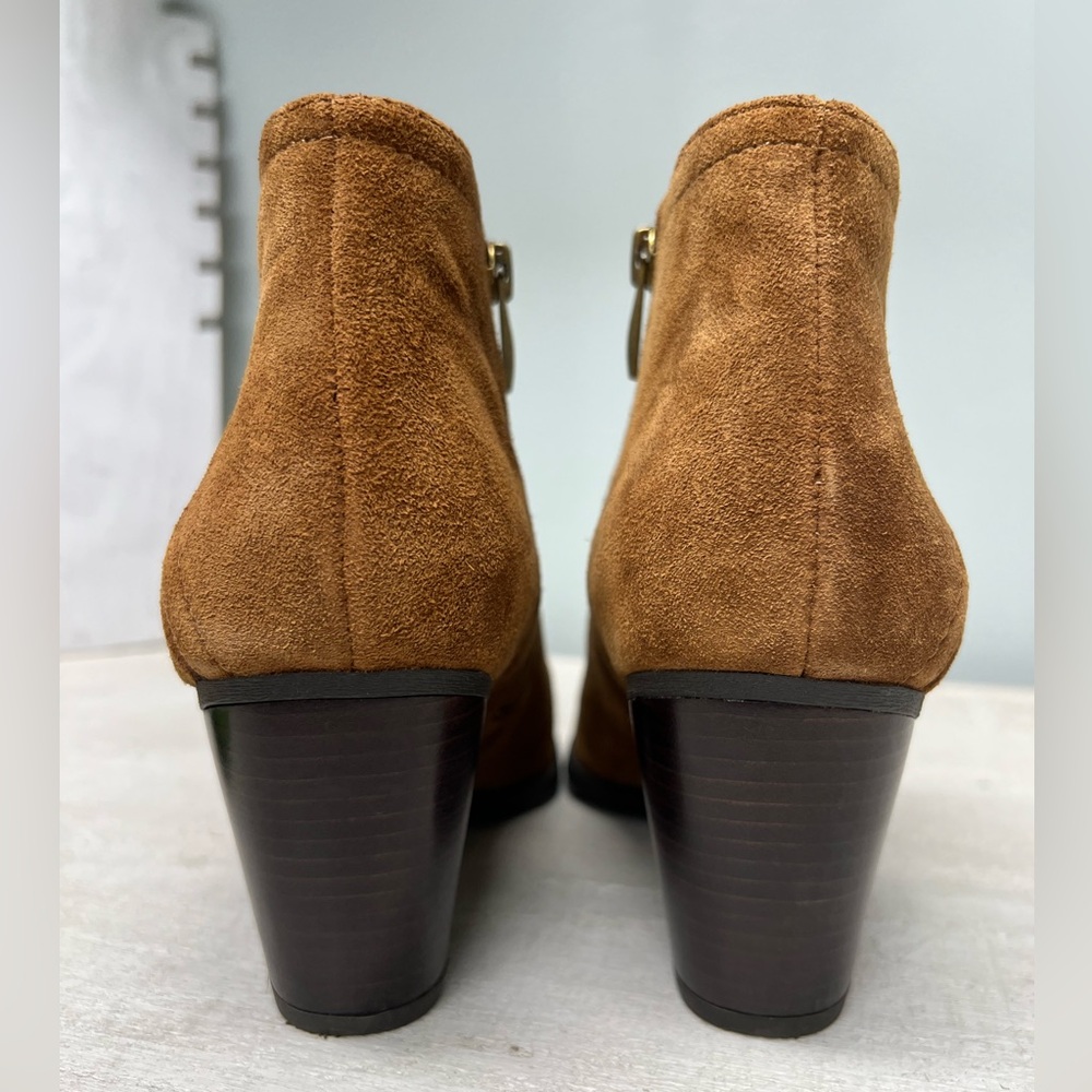 Franco Sarto suede ankle booties women’s size 8.5 - Picture 5 of 10
